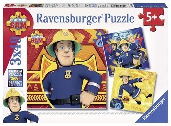 Ravensburger Puzzle 3x49 el Strażak Sam
