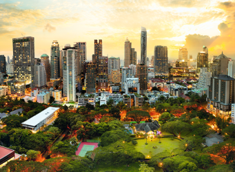 Trefl Puzzle 3000 el Zachód Słońca w Bangkoku