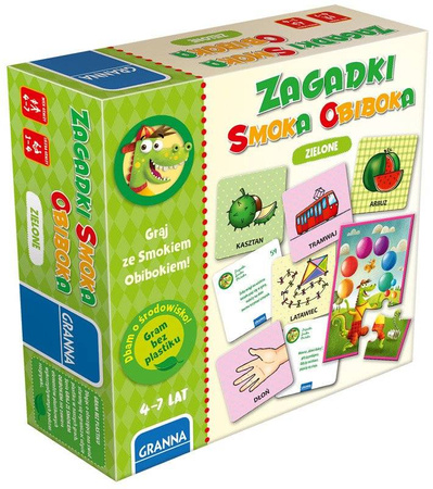 GRANNA Zagadki Smoka Obiboka Zielone Gra Logiczna