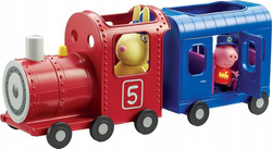 TM TOYS Świnka Peppa Pociąg z Wagonikiem + Figurki
