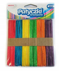 Brewis Drewniane Patyczki kolorowe 11,4cm 50szt