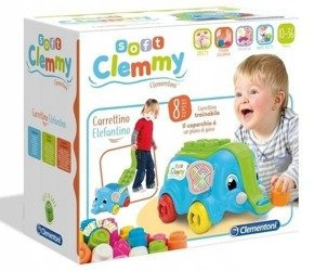 Clemmy Soft Klocki Miękkie Wózek Słonik