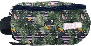 PASO Saszetka na Pas PPMS19-510 Flamingi Tukany