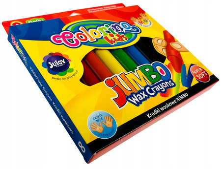 Colorino Kredki woskowe Jumbo 8 kolorów 34746