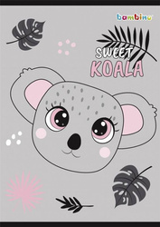 BAMBINO Zeszyt A5 16k krata laminowany