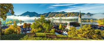 TREFL Puzzle 1000 el Nad Jeziorem Schliersee Panorama