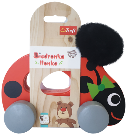 Trefl Drewniana Zabawka Biedronka Ilonka