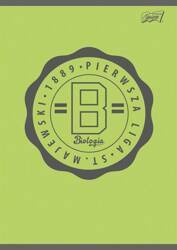 Zeszyt A5 60k krata laminowany BIOLOGIA - ściaga COLLEGE