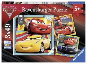 Ravensburger Puzzle 3x49 el Cars 3 Auta 3