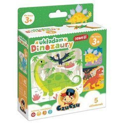 CzuCzu Puzzle 5 x 9 el. Układam Dinozaury 3+