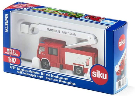 SIKU Wóz Strażacki z Wysięgnikiem S1749 Magirus