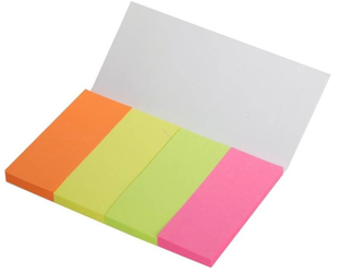 Zakładki Indeksujące NEON 20X50MM 4KOL.