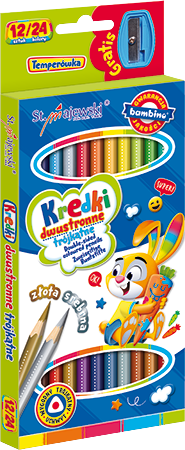 Bambino Wyprawka Szkolna 3 x Kredki Flamastry Bloki