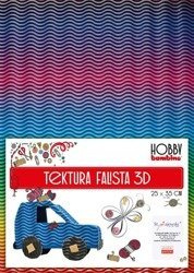 St. Majewski Tektura Falista 3D B4 25x35 Tęcza