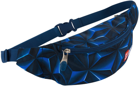 ST.RIGHT Saszetka Nerka WB01 Granatowa Abstrakcja 3D