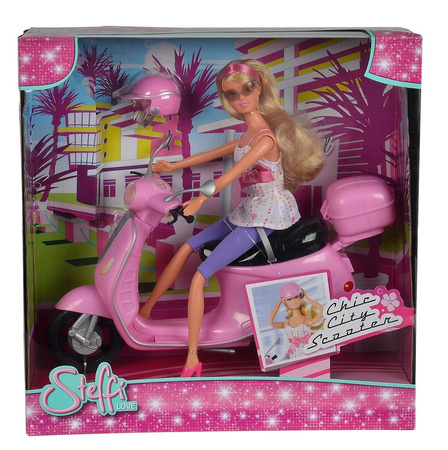 Simba Chic City Scooter Steffi na Skuterze
