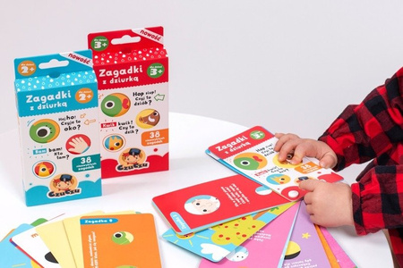 CzuCzu Zagadki z dziurką 3+ Książeczka Edukacyjna