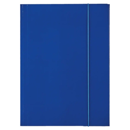 Esselte Teczka z gumką A4 lakierowana granatowa