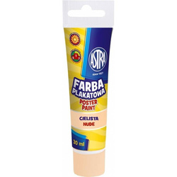Farba plakatowa cielista tuba 30 ml Astra