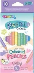 Colorino Kids Kredki ołówkowe okrągłe PASTEL 10 kol 80813