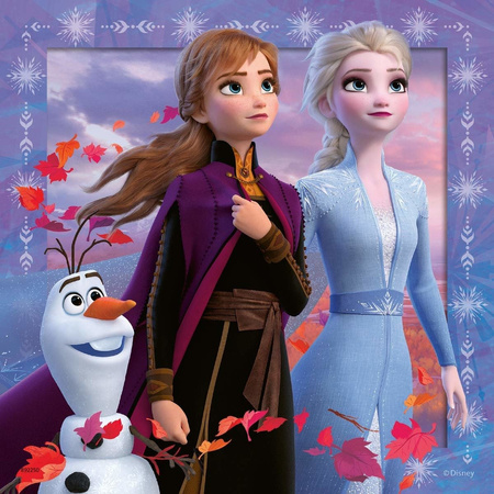Frozen 2 Kraina Lodu Puzzle 3 x 49 elementów