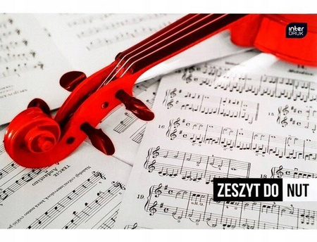 INTERDRUK Zeszyt do nut A5/16k
