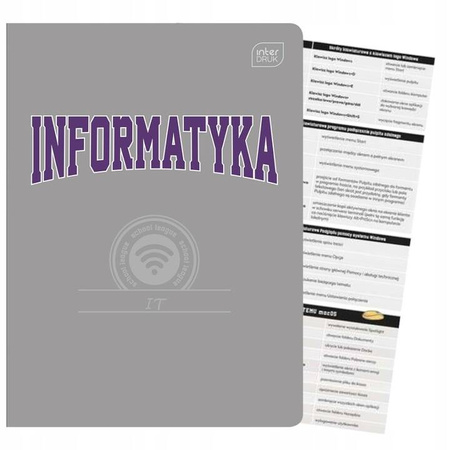 Zestaw Zeszyty przedmiotowe A5 60 k. ze ściągą KLASA 4-6