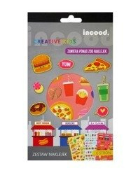 Zestaw naklejek Fast Food 6 arkuszy