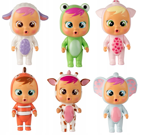 Cry Babies Laleczka Płaczący Bobas Domek Turkus
