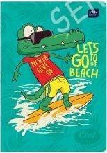 Zeszyt A5/16k Linia Podwójna Kolorowa Mix Wzorów dla Chłopca INTERDRUK