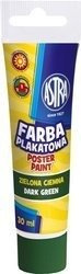 Farba plakatowa tuba 30ml zielona ciemna ASTRA