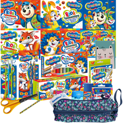 Wyprawka Bambino Szkolna Duży Zestaw do szkoły + Piórnik