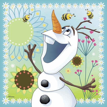 Ravensburger Puzzle 3x49 Frozen - Gorączka Lodu