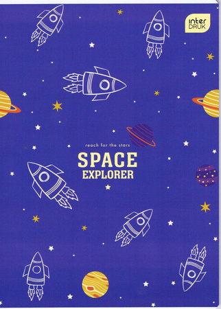 Zeszyt A5/16k Kratka Mix Wzorów dla Chłopca INTERDRUK