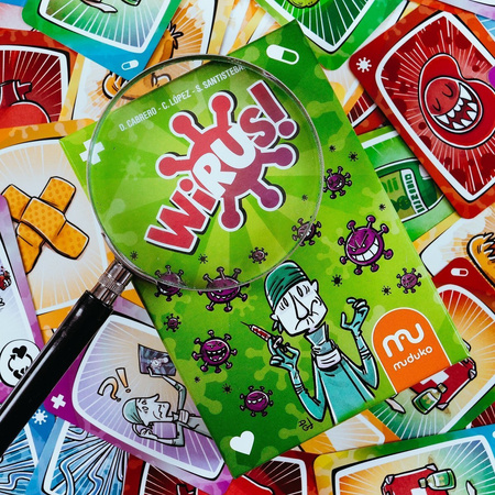 Zestaw Wirus Zaraźliwa Gra Karciana + Dodatek