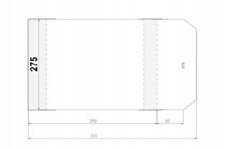 Okładka na podręcznik regulowana wys. 27,5 cm
