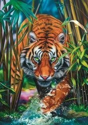TREFL Puzzle 1000 el Drapieżny Tygrys