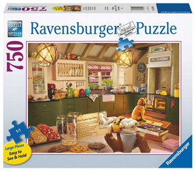 Ravensburger Puzzle 750el Przytulna kuchnia Większe elemnt.
