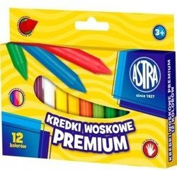 Kredki Woskowe 12 Kolorów Astra Vision