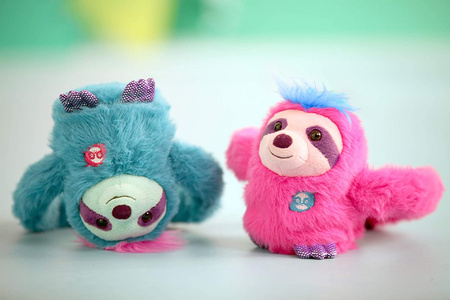 TM TOYS Party Pets Interaktywny Leniwiec Slowy Różowy