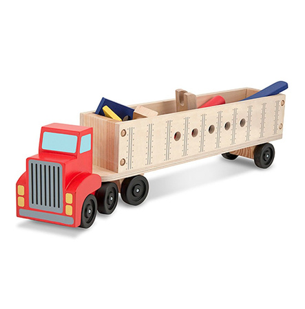 Melissa and Doug - Duża Ciężarówka Zbuduj Sam Narzędzia