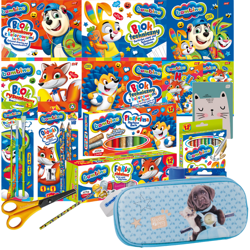 Wyprawka Bambino Szkolna Duży Zestaw do szkoły + Piórnik