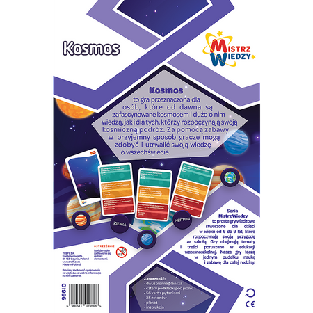 TREFL Kosmos Mistrz Wiedzy Gra Edukacyjna