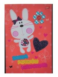 Unipap Zeszyt Papierów Kolorowych A4/10k Królik