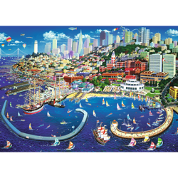 TREFL Puzzle 2000 el Zatoka San Francisco