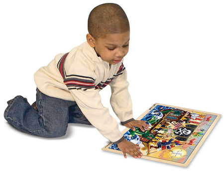 Melissa&Doug Puzzle Drewniane Przygoda Piratów