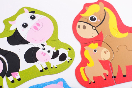 CzuCzu Puzzle Progresywne Zwierzątka na Wsi 22 el