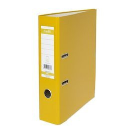 Segregator A4 PP 80mm XXL żółty