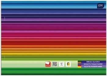 Bibuła gładka w zeszycie A4 60k INTERDRUK