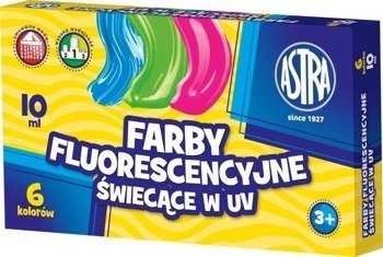 Farby Fluorescencyjne 6 kolorów ASTRA